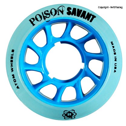 Atom Poison Savant Blue 59x38 84a Wheels