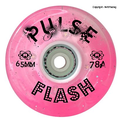 Atom Pulse Flash Pink Glitter Wheels