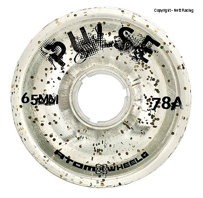 Atom Pulse Glitter Clear Wheels