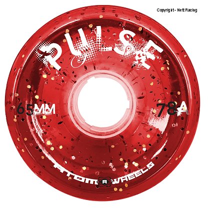 Atom Pulse Glitter Red Wheels