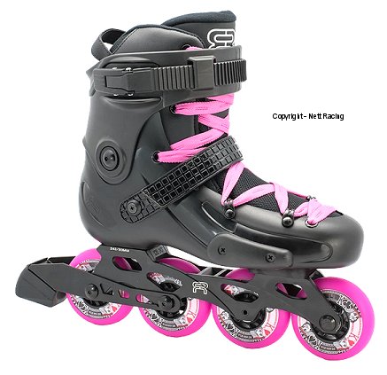 FR Skates FRW 80 Black & Pink Skate