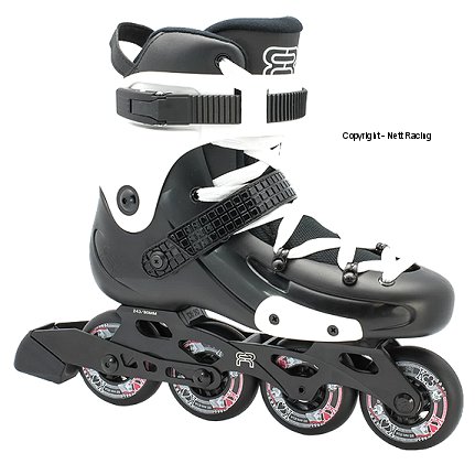 FR Skates FRW 80 Black & White Skate