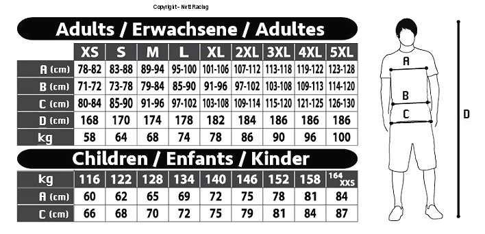 Speed Skate Size Chart