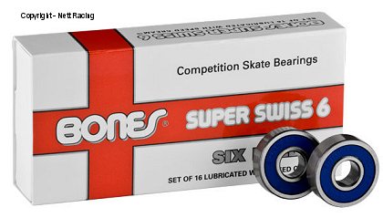 Bones Super Swiss 6 Ball Bearings