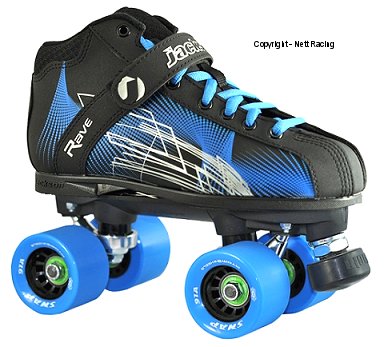 2019 Atom Jackson Rave Blue Roller Derby Rink Quad Speed Skate