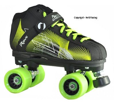 2019 Atom Jackson Rave Green Roller Derby Rink Quad Speed Skate