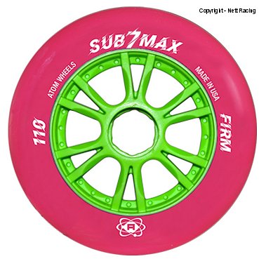 2019 Atom Sub-7 Max Firm Pink Indoor Wheels