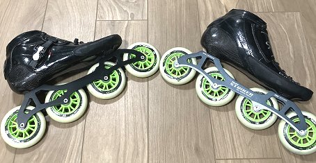 Inline Speed Skates by Trurev Up to size 7.5 SWISS bearings 