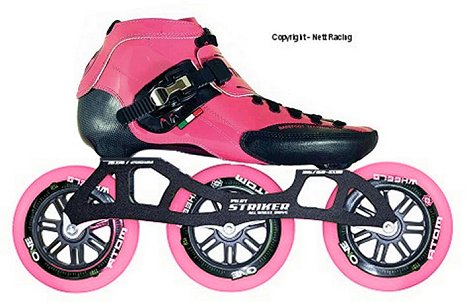 2018 Kids Strut Pink 3x110 Luigino Skates