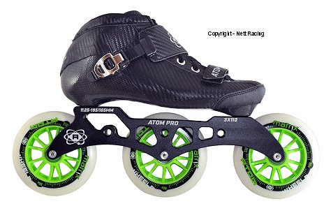 2019 Atom Pro 3x110 Inline Speed Skate