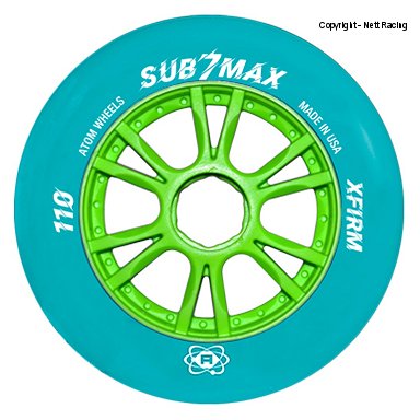 Atom Sub7 Max XFirm 100mm & 110mm Inline Speed Skate Wheel