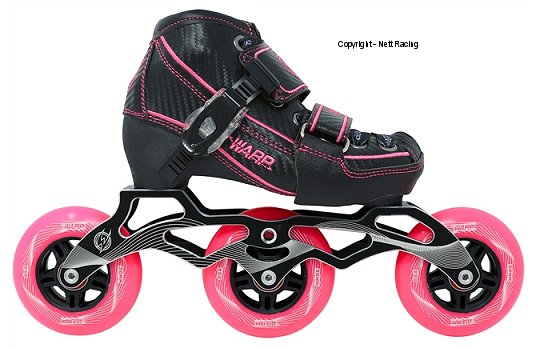 Warp Pink J13-2 Inline Speed Skates