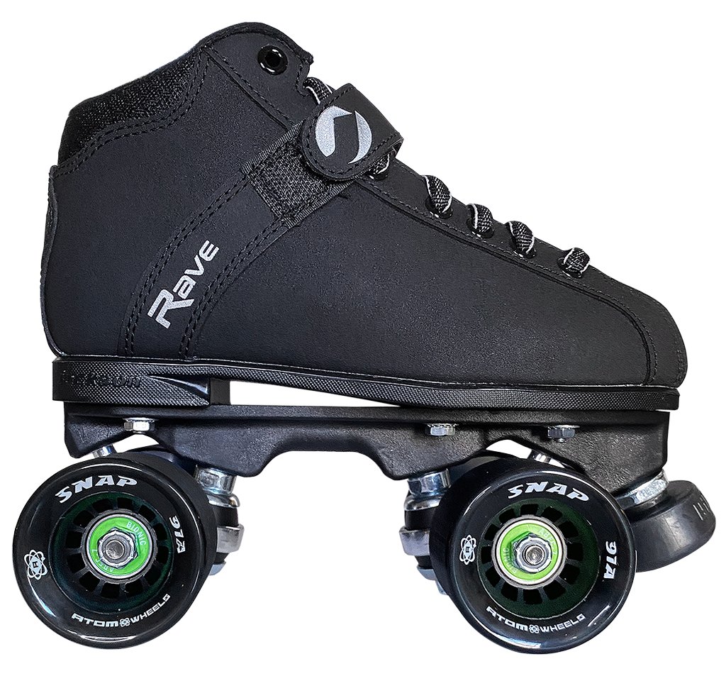 Jackson Rave Roller Skate, Black Wheels
