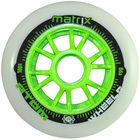 Atom Matrix green outdoor inline wheel, 86a