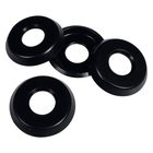 Atom Pilot black aluminum bottom washers, 4 pack