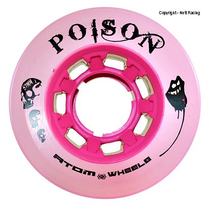 Atom Poison Pink 62x44 84a Wheels