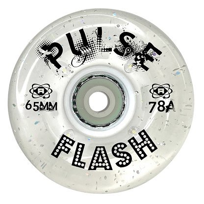 Atom Pulse Flash Clear Glitter Wheels