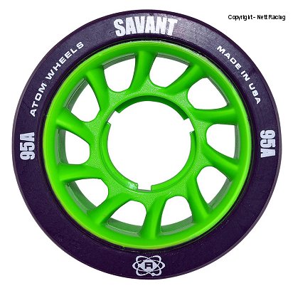 Atom Savant Black 59x38 95a Wheels