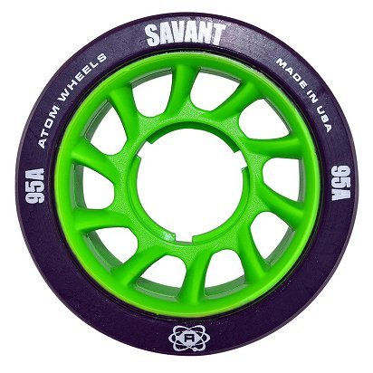 Atom Savant Black 59x38 95a Wheels