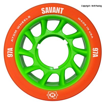 Atom Savant Orange 59x38 97a Wheels