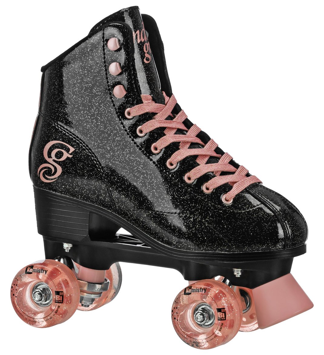 Candi Girl Sabina Black Rose Roller Skate