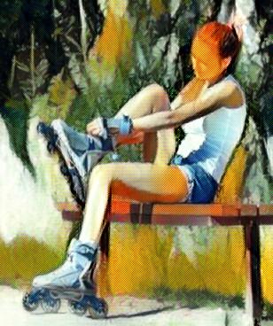 Roller Blading 6