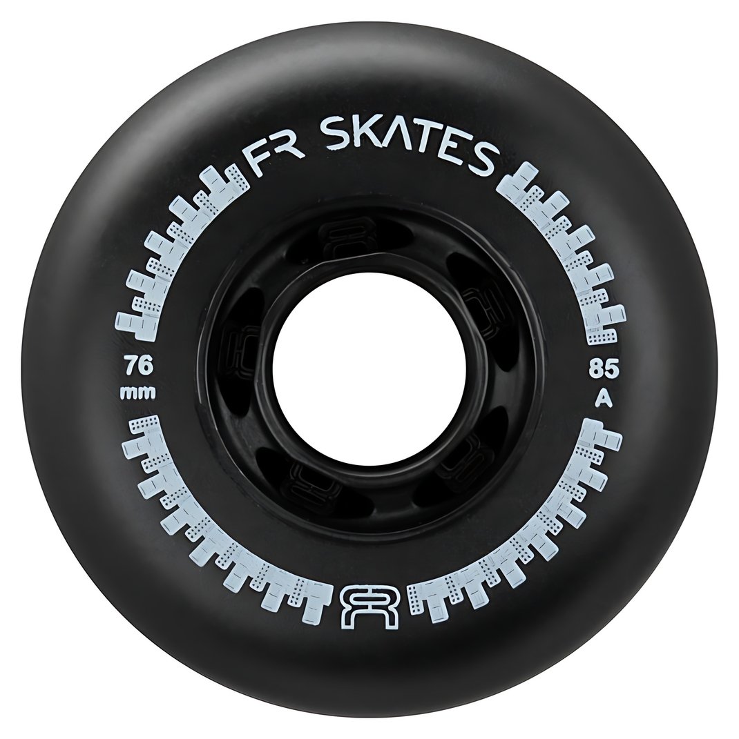 FR Skates Downtown 76mm 85A inline skate wheel, black