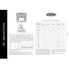 FR Skates Neo 1 Dual Intuition size chart: measured foot in centimeters with EU, US, UK, Mondo and shell sizes