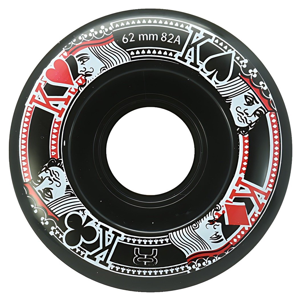 FR Skates Quad Street Kings 62mm roller skate wheel, black