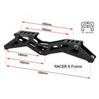FR Racer S frame with its 165mm and 195mm mounts and 320mm length marked