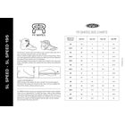 FR Skates SL Speed Intuition size chart: measured foot in centimeters with EU, US, UK and Mondo sizes