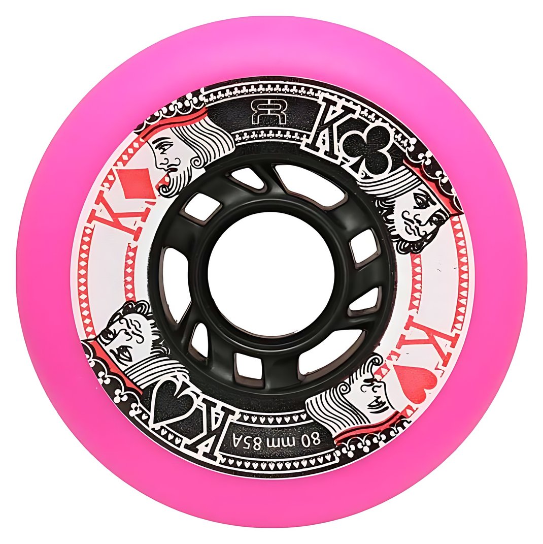 FR Skates Street Kings inline skate wheel, pink, 85A