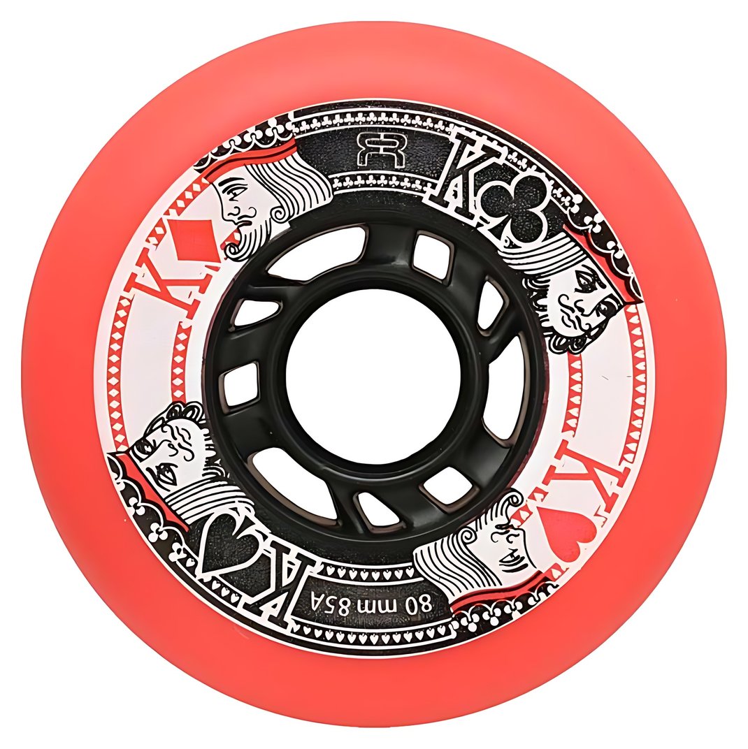 FR Skates Street Kings inline skate wheel, red, 85A
