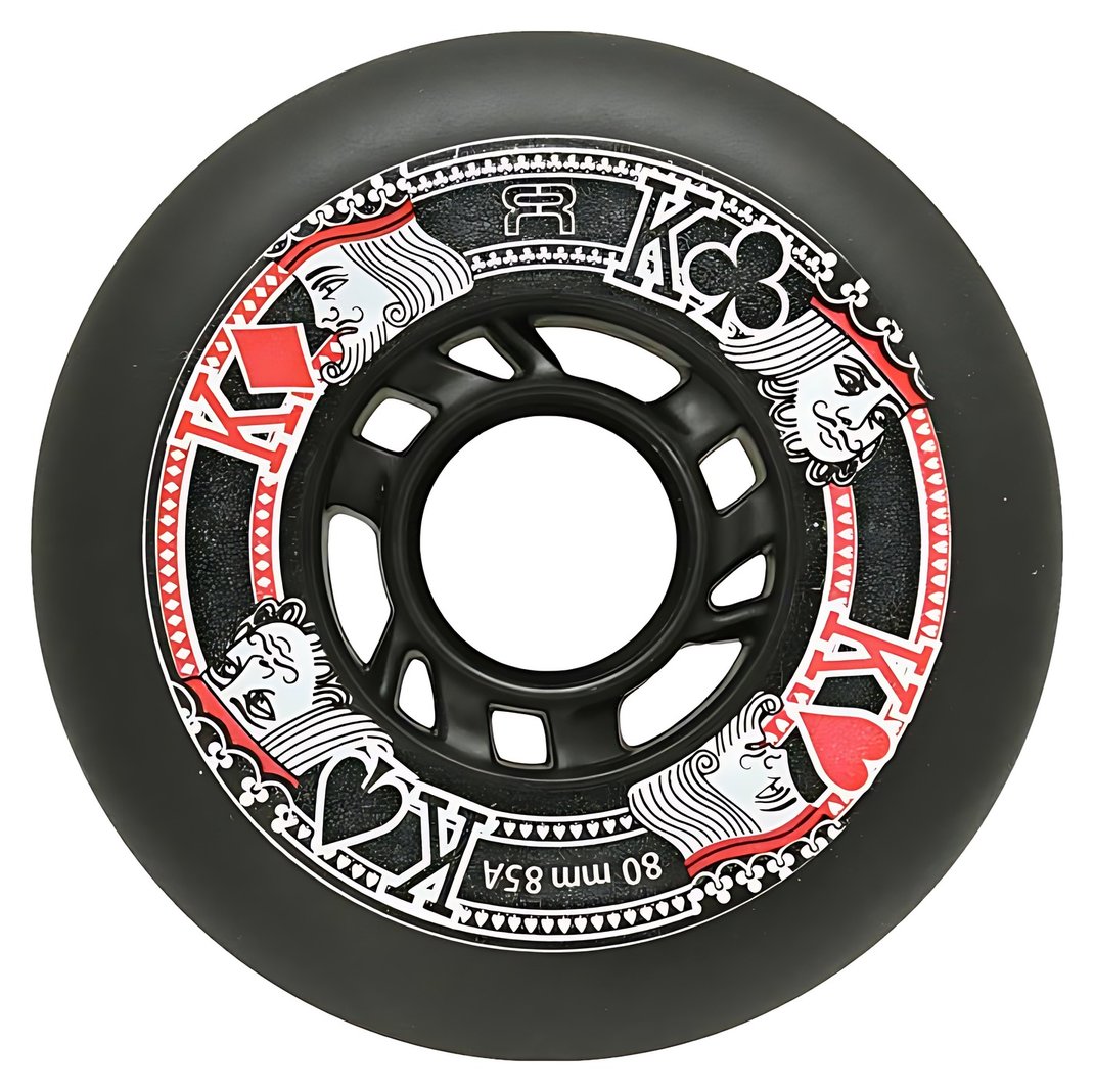 FR Skates Street Kings inline skate wheel, black, 85A