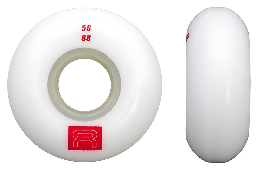 FR Skates The Rec Street wheels, white, 88A
