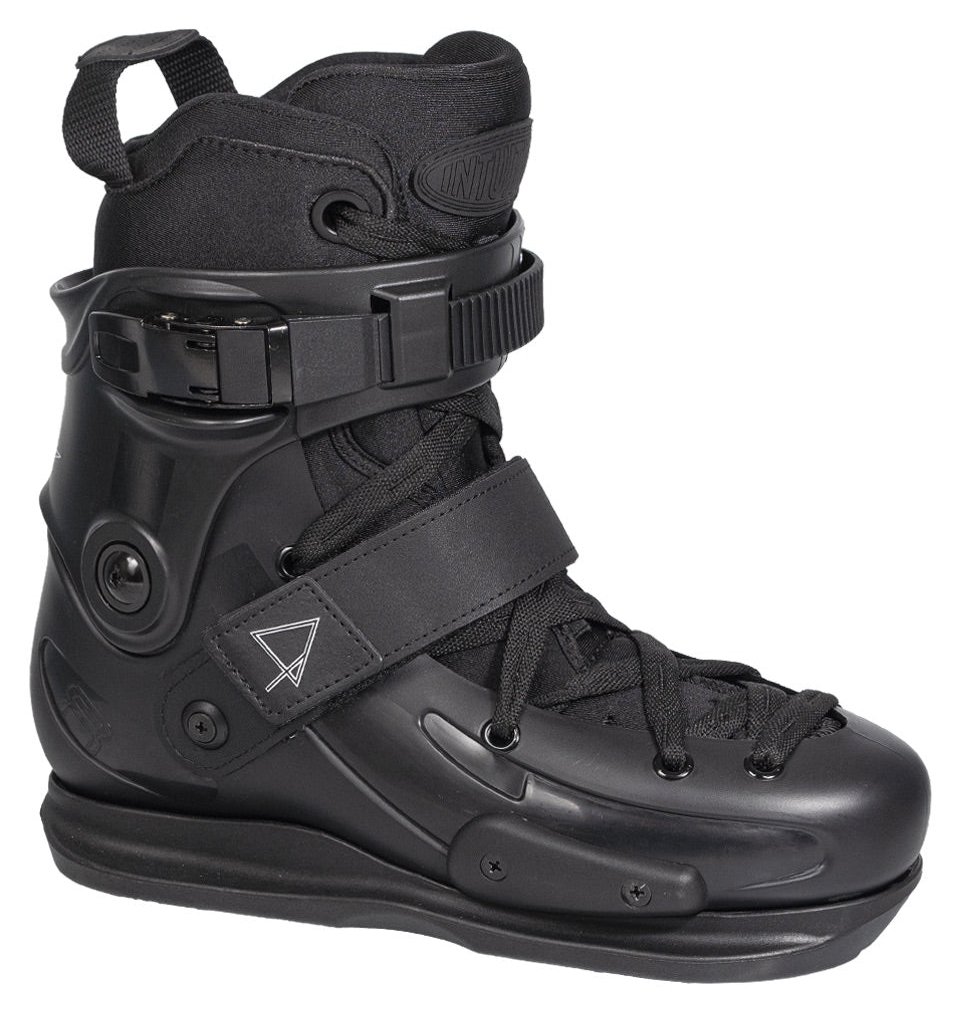 FR Skates UFR Street AP Intuition aggressive skate boot, black, side view