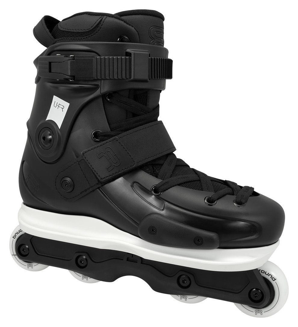 FR Skates UFR Street aggressive inline skate, black, side view