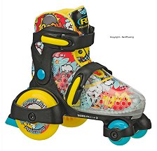 Fun Roll Adjustable Blue Yellow Skate