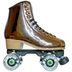 Jackson Evo Roller Skate, Gunmetal with Clear Glitter Wheels