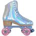 Jackson Evo Roller Skate, Hologram with Light Pink Wheels