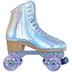 Jackson Evo Roller Skate, Hologram with Lilac Wheels