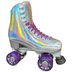 Jackson Evo Roller Skate, Hologram with Purple Wheels