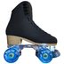 Jackson Vista Alloy Roller Skate, Black with Blue Wheels
