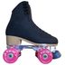 Jackson Vista Alloy Roller Skate, Black with Pink Wheels