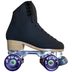 Jackson Vista Alloy Roller Skate, Black with Purple Wheels