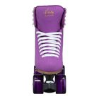 Jackson Vista roller skate, purple boot, front view