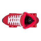 Jackson Vista roller skate, red boot, inside the boot from above