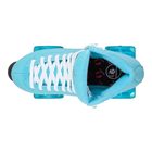 Jackson Vista roller skate, teal boot, inside the boot from above