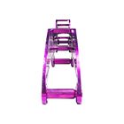 KL Wave purple inline speed skate frame, front view