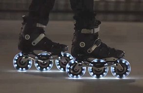 Luminous Black Led Inline Wheels Video 1